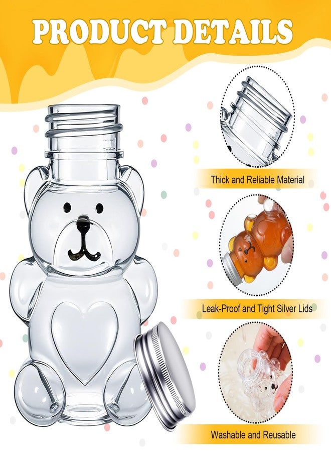 Blushtier 50 Sets 2026 Graduation Cap Bear Candy Jar 2oz Empty Bear Plastic Container with Graduation Cap with Tassel Grad Bear Bottle DIY Gift for Graduation Party Favor Decoration Supplies - Image 3