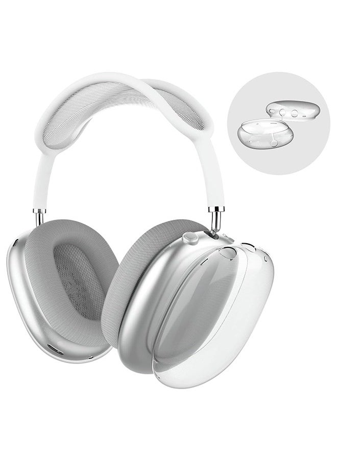 Generic - Case Cover for AirPods Max Headphones, Clear Soft TPU Skin Anti-Scratch, Transparent Accessories Ultra Protective Cover for Apple AirPods Max,Clear - Image 1