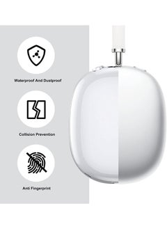 Generic Case Cover for AirPods Max Headphones, Clear Soft TPU Skin Anti-Scratch, Transparent Accessories Ultra Protective Cover for Apple AirPods Max,Clear  - Image 2
