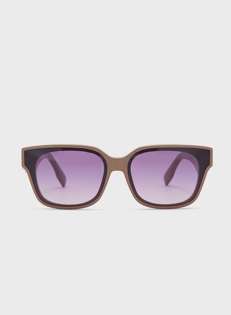 Karl Lagerfeld Modified Rectangle Sunglasses - Image 2