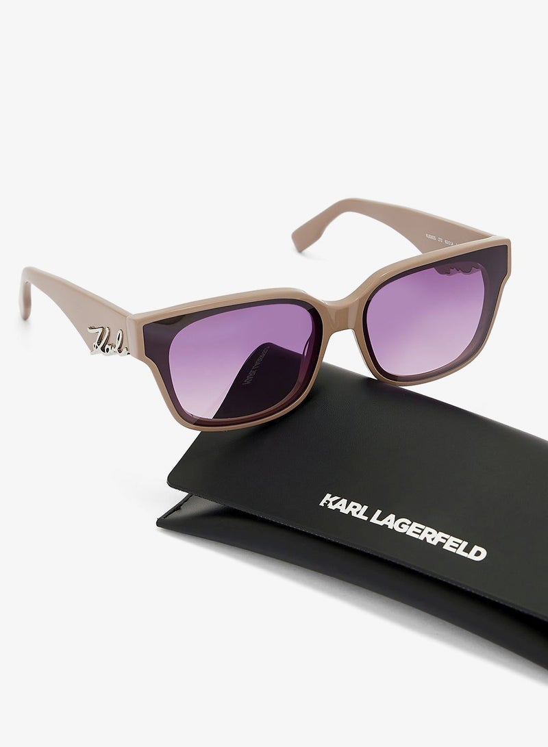 Karl Lagerfeld Modified Rectangle Sunglasses - Image 5