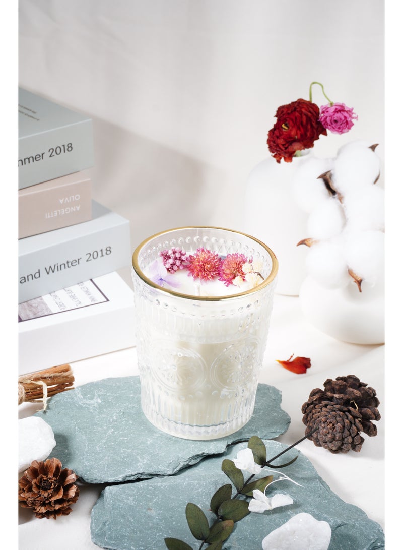 Betaoby Luxury Scented Candles Gifts,Lavandula Scent | Dry Flowers Aromatherapy Candles for Home Scented, Women Gifts, Soy Candle Gift Set for Wife Friends Bath Yoga Mother's Day Birthday,SPA Sleep Festival Wedding Party Gifts - Image 4