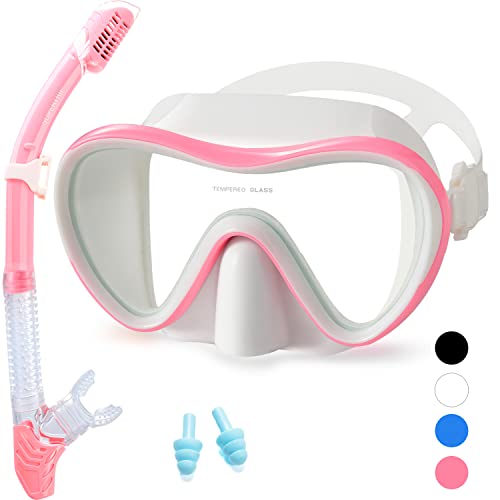 Supertrip 2024 Snorkeling Gear for Adults, Anti-Fog Snorkel Set, Tempered Glass Snorkel Mask Adult, Anti-Leak Snorkel Snorkeling Gear, Scuba Diving Mask and Snorkel for Women Men Youth - Image 1