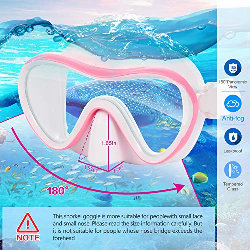Supertrip 2024 Snorkeling Gear for Adults, Anti-Fog Snorkel Set, Tempered Glass Snorkel Mask Adult, Anti-Leak Snorkel Snorkeling Gear, Scuba Diving Mask and Snorkel for Women Men Youth - Image 3