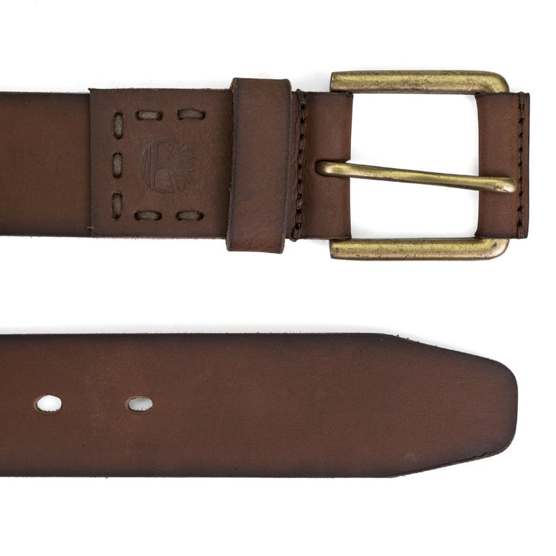 Timberland Men 40mm Pull Up Leather Belt, Brown, 34 - Image 2