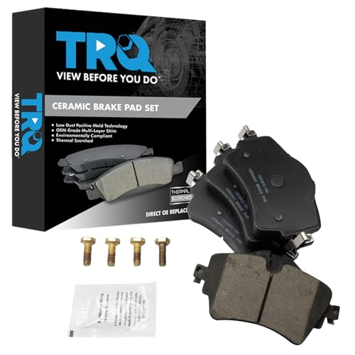TRQ Front Brake Pads Ceramic Compatible with 2014-2019 Mini Cooper 2016-2019 Cooper Clubman - Image 2