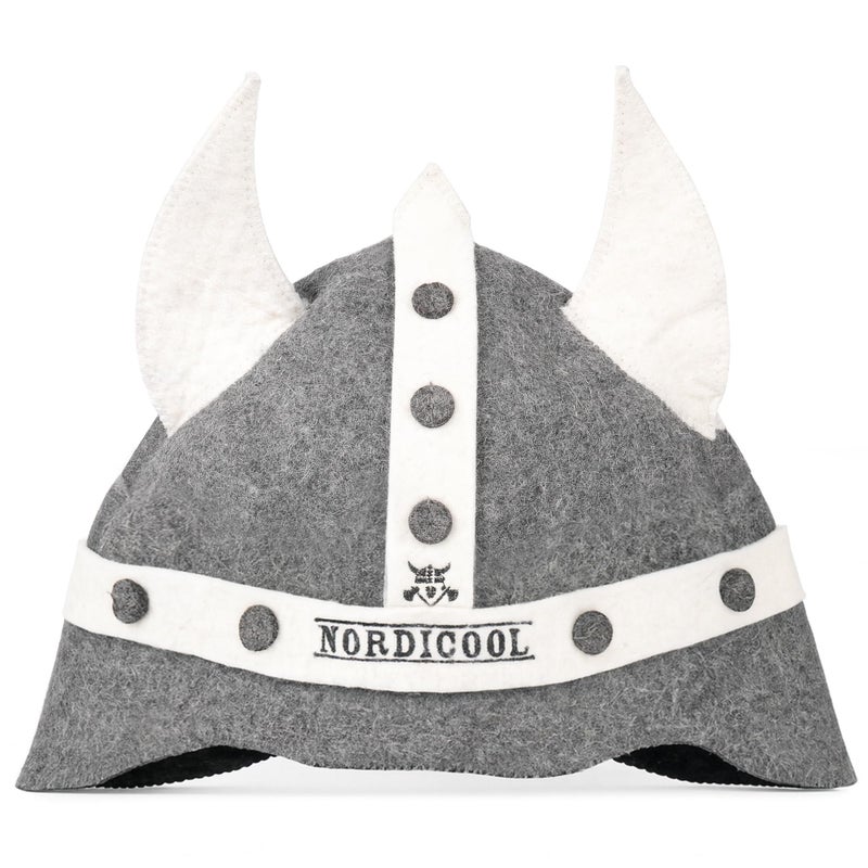 Nordicool Handmade Premium Wool Sauna Hat â€“ Viking Style Sauna Cap for Men & Women | Natural, Breathable & Eco-Friendly | Comfortable Full-Coverage Fit | Spa, Steam Room, Banya & Bathhouse - Image 1