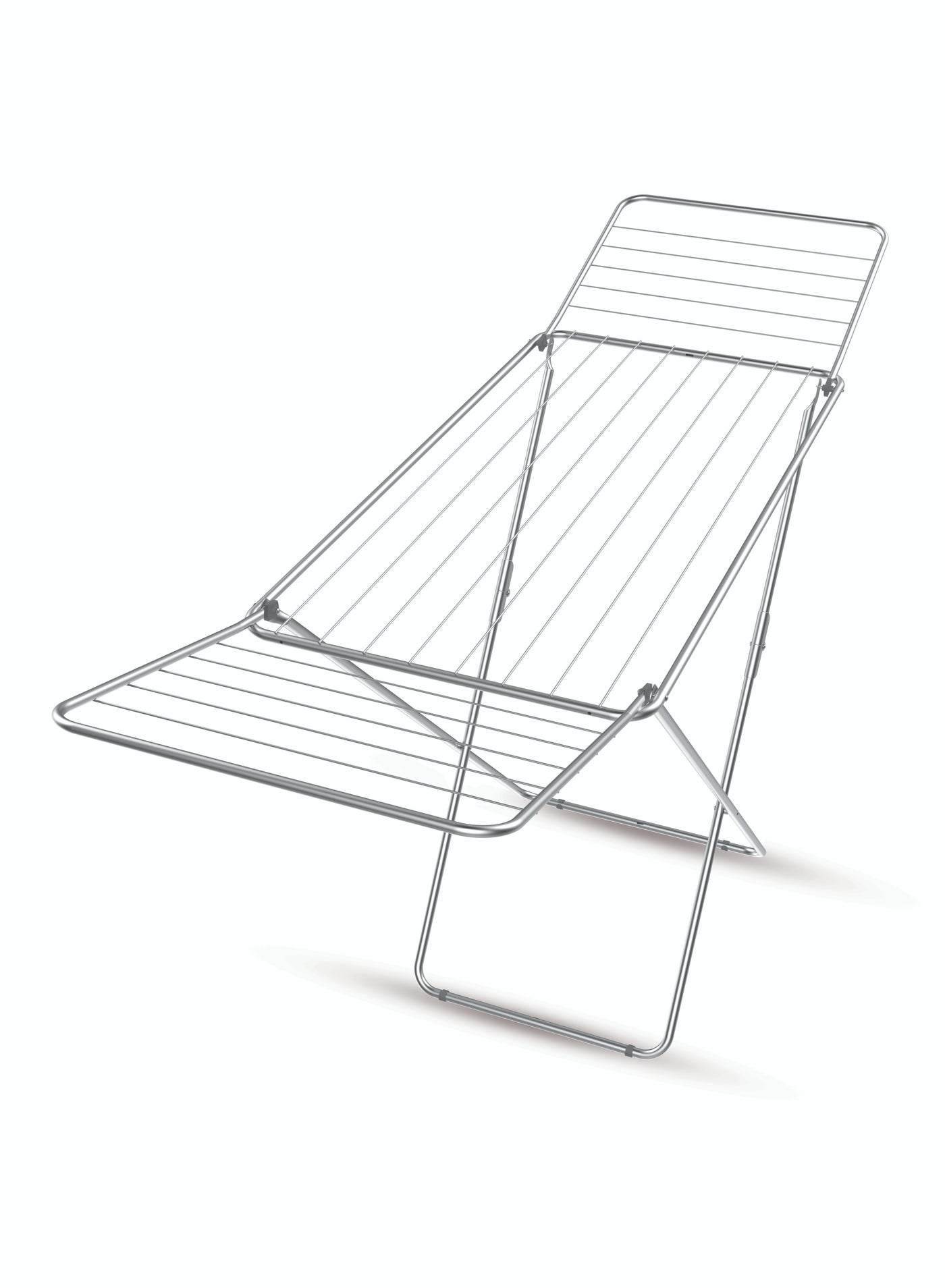 Cloth Dryer RF10877, Metal Drying Rack, Multifunctional Air Dryer Ideal For Indoor/Outdoor, Easy Store And Folding Clothes Dryer Silver