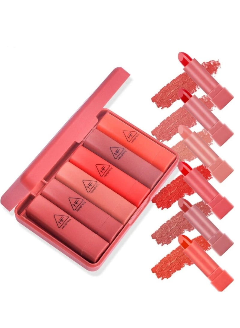 Heng Fang 6-Piece Lipsticks Mini Set Multicolour  - Image 2