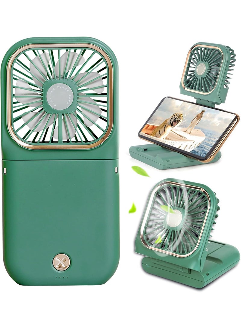 general Mini Fan, USB Portable Handheld Rechargeable Fan with 3 Speeds, 3000mAh Beach Travel Outdoors - Image 1