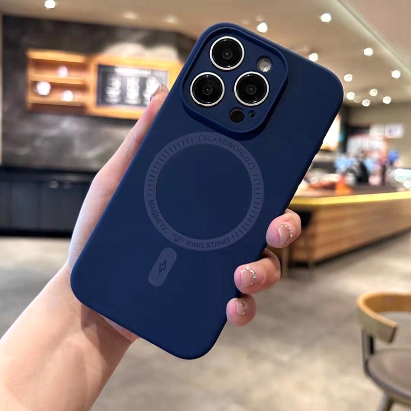 TOMO Cloud-Sensing Magnetic Liquid Silicone Case for iPhone 16, 17 Pro Max, and More - Soft Shockproof Cover with Anti-Fingerprint Features