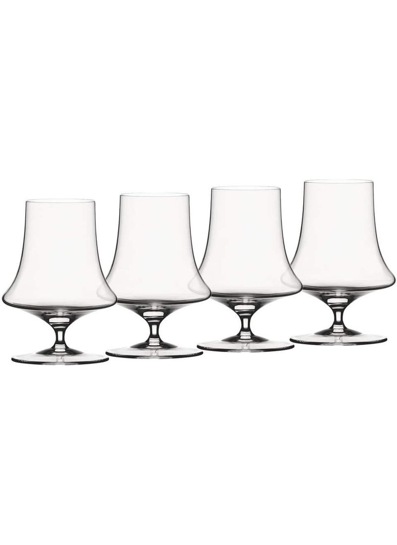 BLISS START BLISS START Crystal Brandy Wine Glass Set of 4 Premium Ideal for Premium Red White Wine Glasses 450 ml  - Image 3