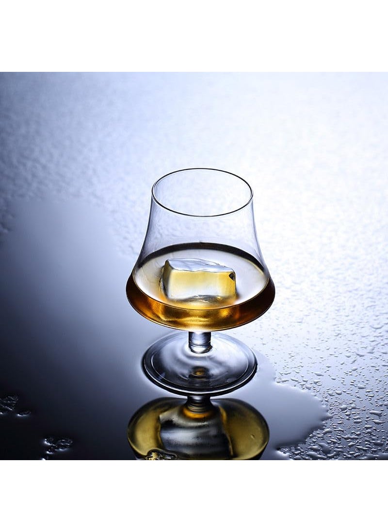 BLISS START BLISS START Crystal Brandy Wine Glass Set of 4 Premium Ideal for Premium Red White Wine Glasses 450 ml  - Image 2
