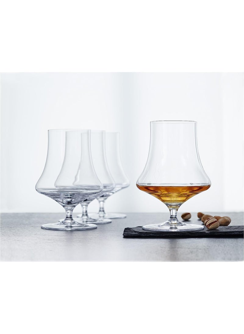 BLISS START BLISS START Crystal Brandy Wine Glass Set of 4 Premium Ideal for Premium Red White Wine Glasses 450 ml  - Image 5