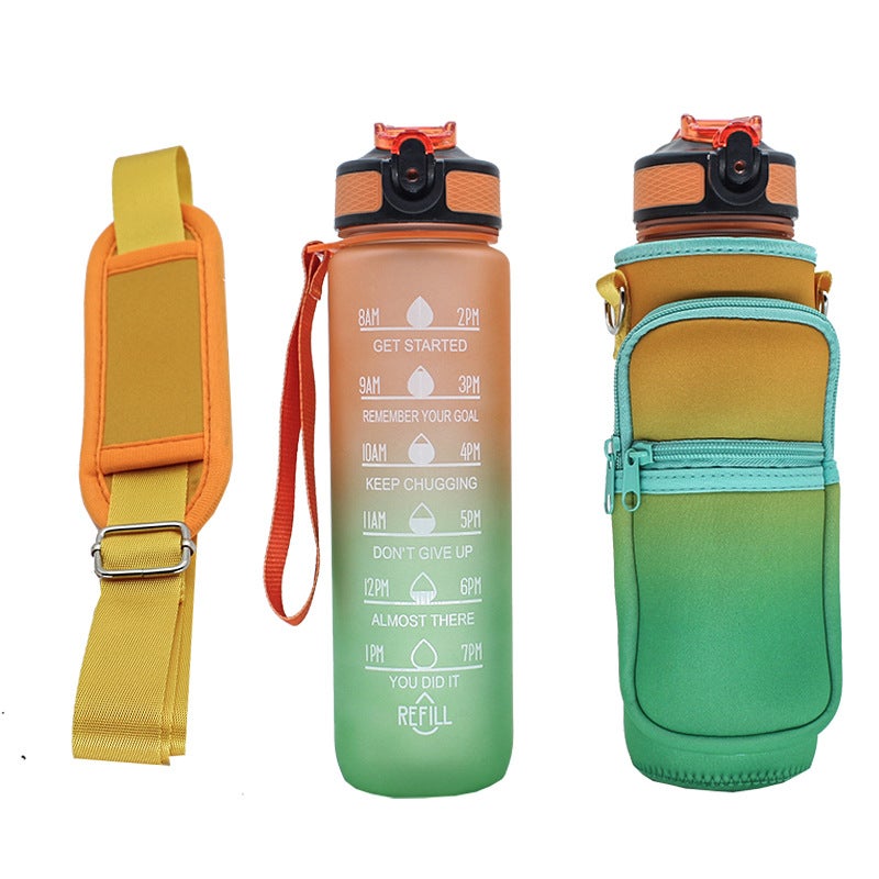 Insulation Cup Cover Sbr Diving Material Outdoor Sports Water Bottle Cover Portable Strap Portable Warm Pot Protective Cover - Image 1