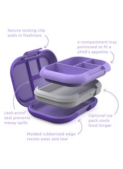Bentgo Bento Style Kids Chill Lunch Box - Purple  - Image 4