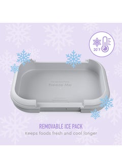Bentgo Bento Style Kids Chill Lunch Box - Purple  - Image 5