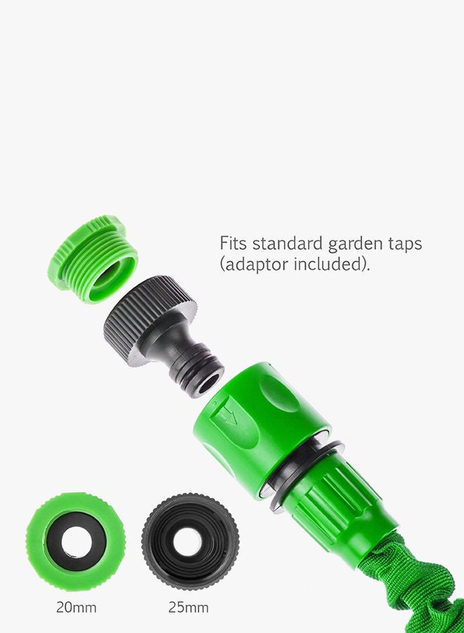 NIBEMINENT Hose Pipe With 7 Speed Spray Gun Green  - Image 4