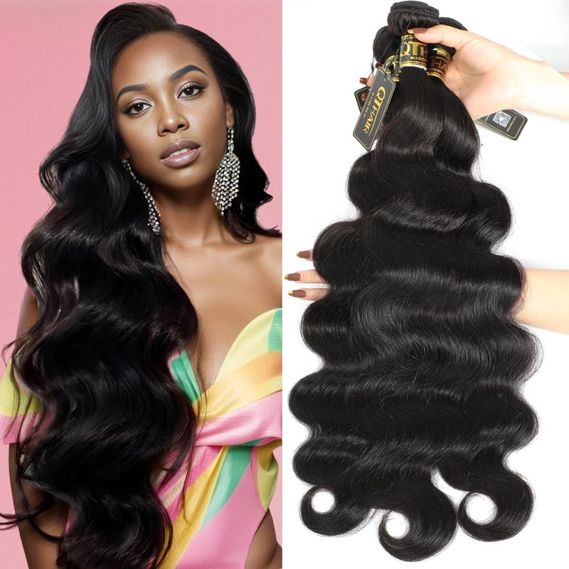 QTHAIR 16A Brazilian Body Wave Hair Weave 28 30 32 300g Natual Color Brazilian Human Hair Body Wave Hair Bundles Extensions Body Wave Unprocessed Human Hair Weft