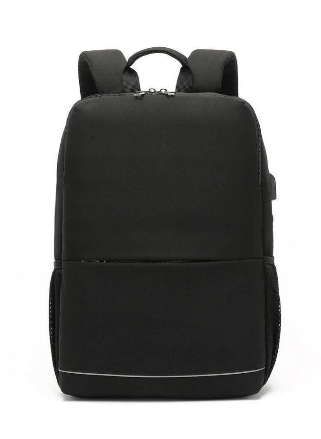 CoolBELL Anti Theft Travel Backpack, Business Laptop Backpack, College Student Book Bag With Usb Charging Port, Black 10008 15inch - Image 1