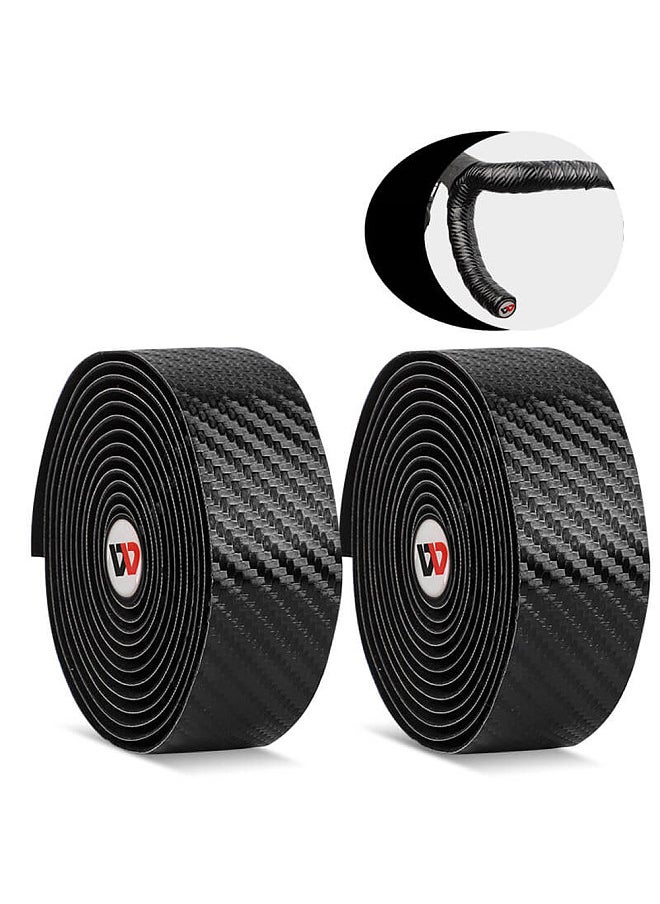 Carbon Fiber Handlear Tape Pattern EVA PU Tape Practical Shock-Proof Toughness Damping Anti-Vibration Bar tape Belt For Road Bike