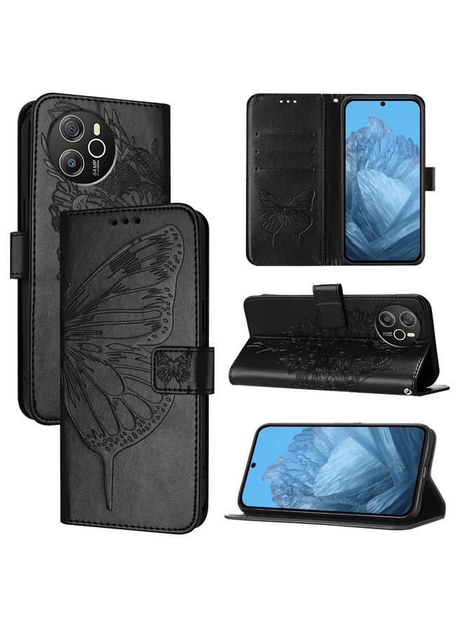 S-TOP Case For Blackview Shark 8 Embossed Butterfly Leather Phone Case - Image 1