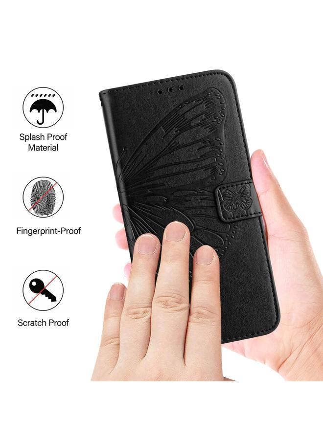 S-TOP Case For Blackview Shark 8 Embossed Butterfly Leather Phone Case - Image 5