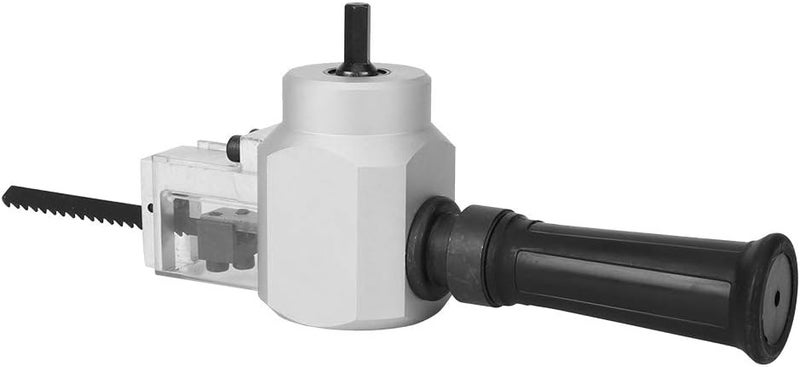 Double Head Metal Cutter Sheet Nibbler Drill Attachment, Wireless Electric Wood Saw with Wrench for Cutting Thin Metal Stainless Steel Aluminum Copper Plastic Fiberboard - Image 2