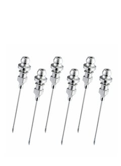 SYOSI Bearing Grease Injector Needle，Removable Needle Grease Dispenser 6pcs，for Injecting Grease Into Sealed Bearings and CV Joints  - Image 1
