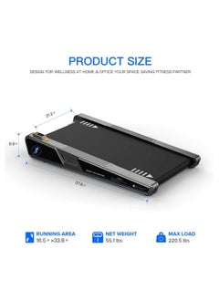Cool Baby Style Walking Pad Smallest Under Desk Treadmill Walking Pad For Office Home 100kg-Max Bearing  - Image 2