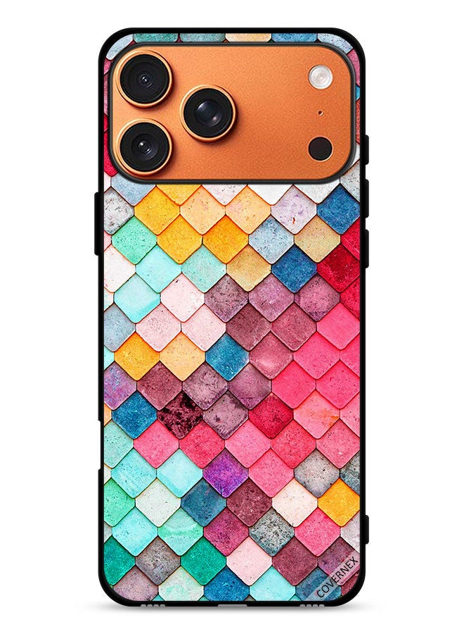 Covernex Apple iPhone 17 Pro Max Protective Case Cover Diamond Square Shape Pattern - Image 1