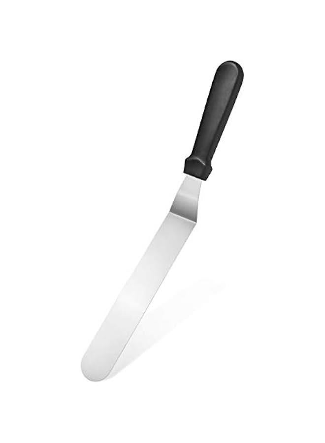 38170 Angled Icing Spatula, 8-Inch Blade, 13-Inch Overall, Silver - Image 1