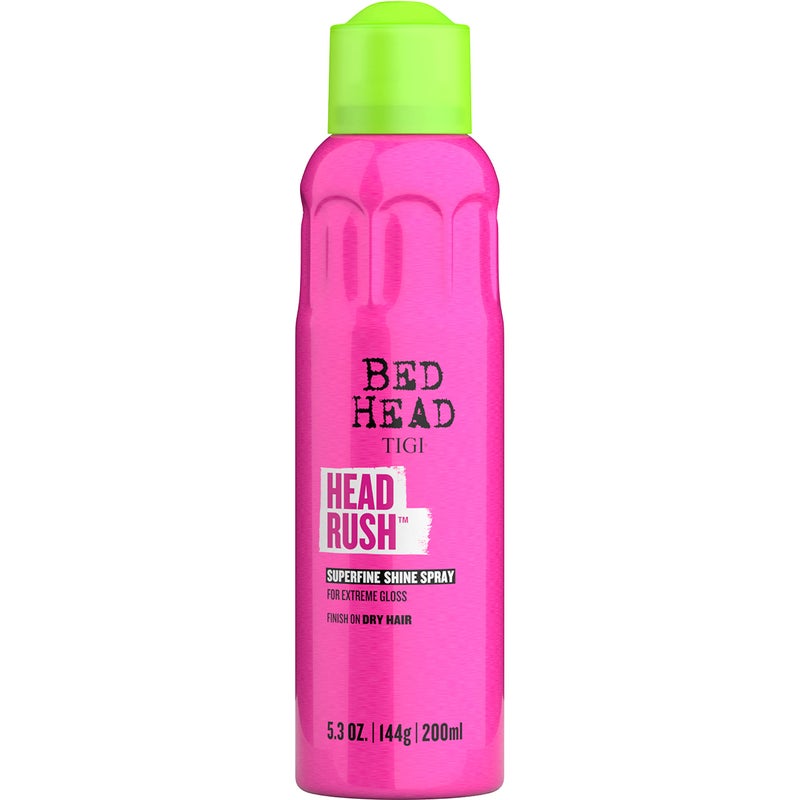 TIGI Bed Head Headrush Shine Hair Spray for Smooth Shiny Hair 5.3 oz - Image 1