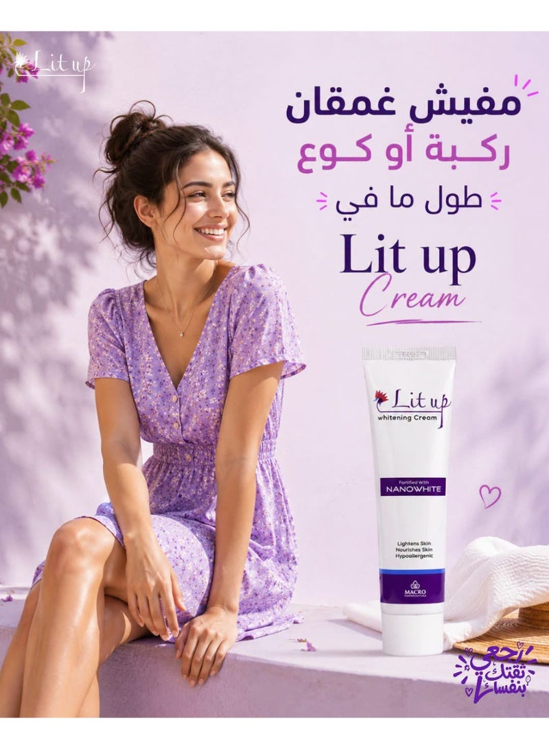 ماكرو كريم تفتيح البشرة ليت أب مع النانو وايت، 50 جم - Image 3