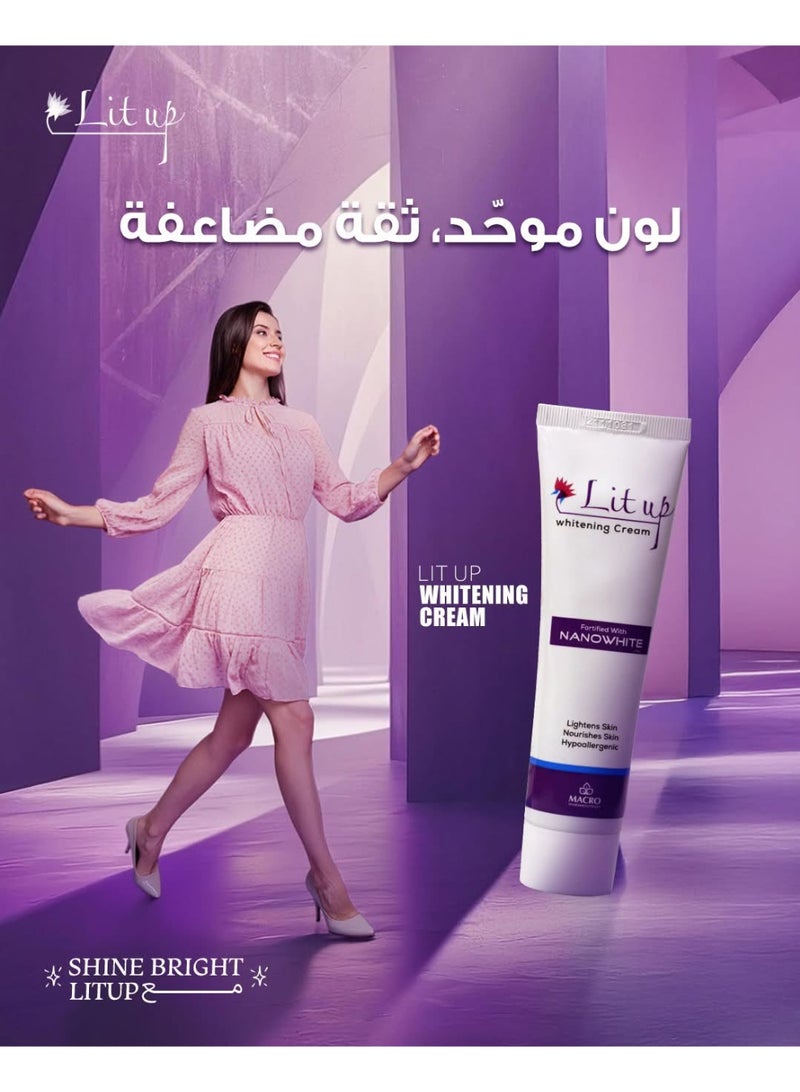 ماكرو كريم تفتيح البشرة ليت أب مع النانو وايت، 50 جم - Image 4
