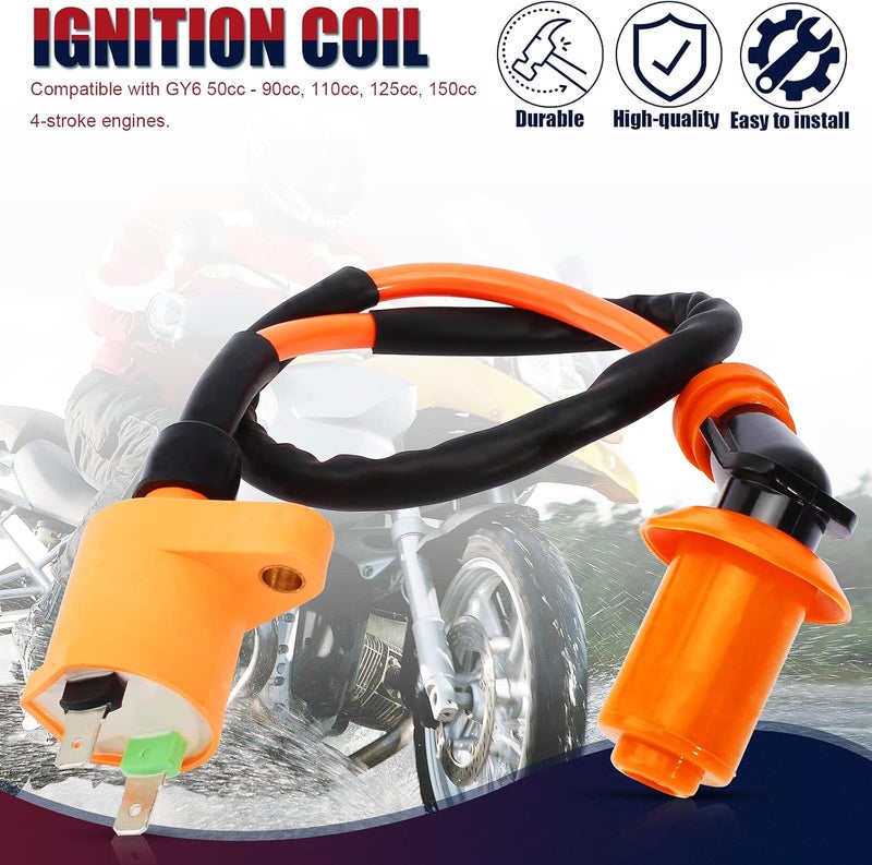 QAZAKY Performance Ignition Coil for GY6 Engines - Image 4