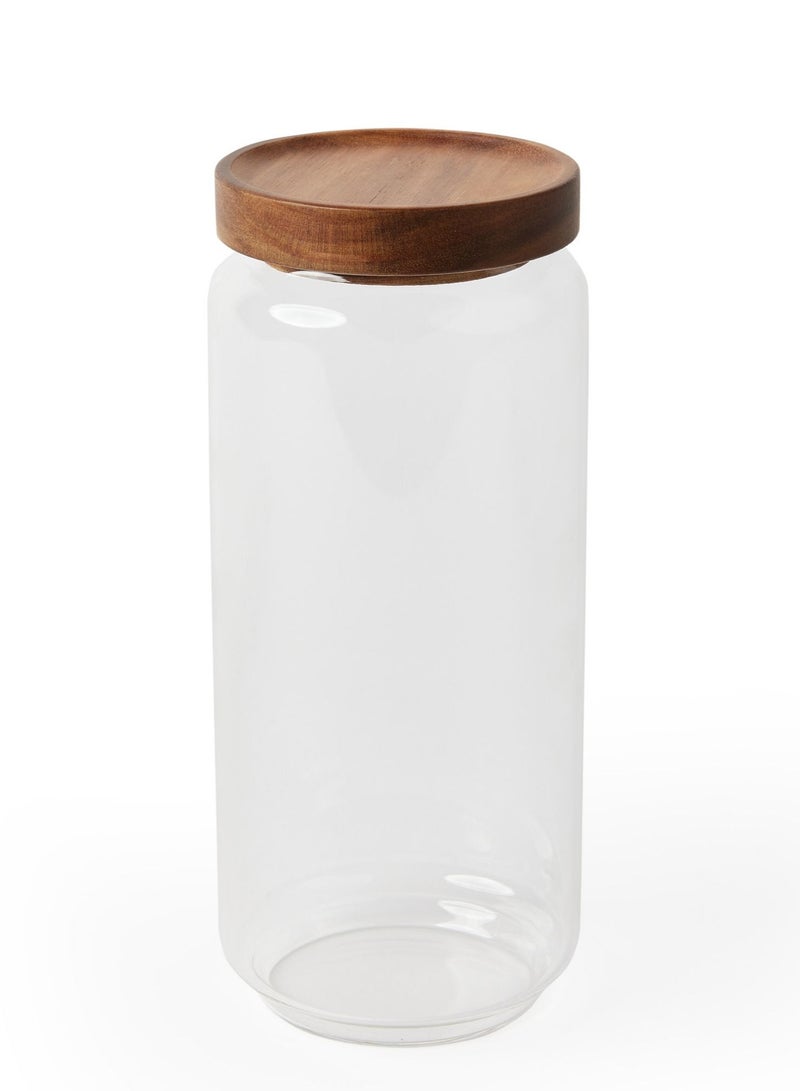 Prickly Pear Cynthia Sealed Glass Storage Jar 1000ml - Stylish Airtight Storage Jar for Kitchen and Pantry Organization - Image 2