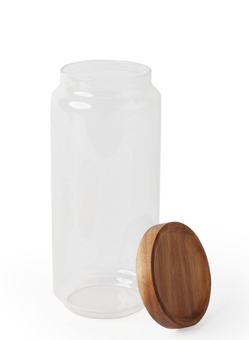 Prickly Pear Cynthia Sealed Glass Storage Jar 1000ml - Stylish Airtight Storage Jar for Kitchen and Pantry Organization - Image 3