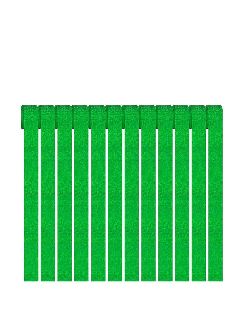 Green Crepe Paper Streamer 792 Feet 20 Rolls Green Crepe Streamers Spring Party Backdrop Decor for Green Theme Birthday Wedding Baby Shower Irish Lucky Day Hanging Party Decoration - Image 3