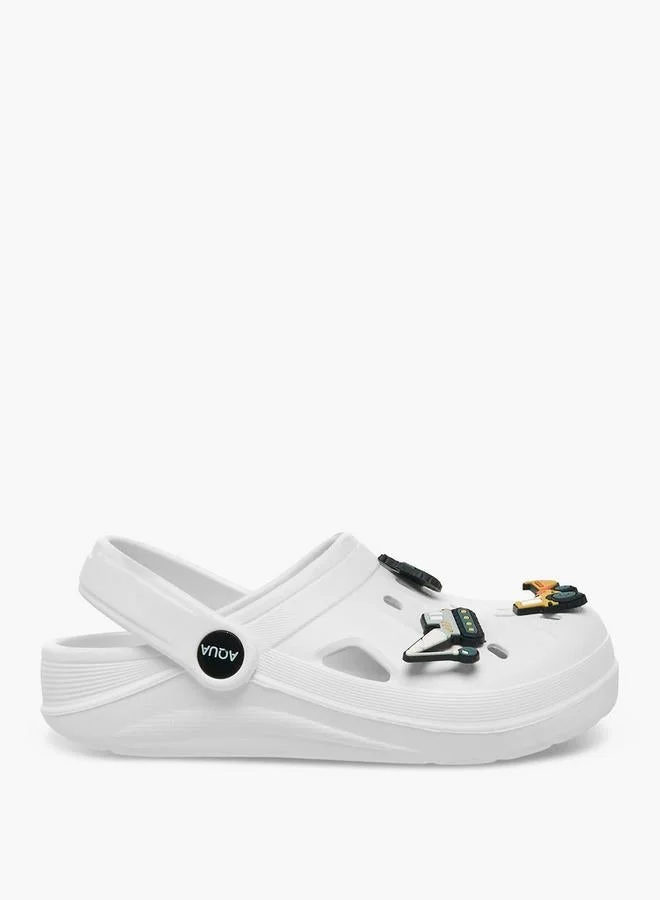Aqua Boys Vehicle Jibbitz Charm Clogs