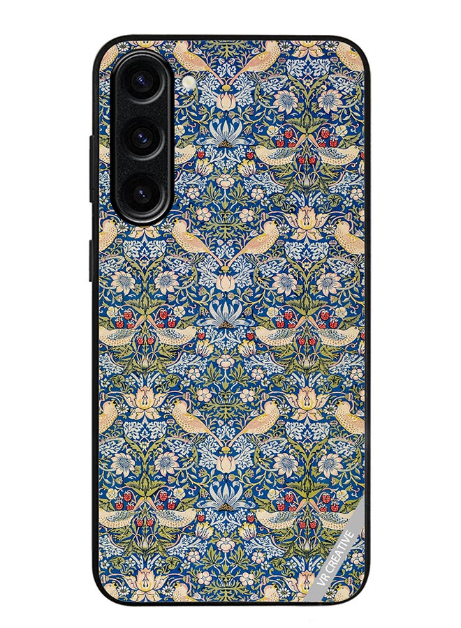 VR CREATIVE Protective Case Cover For Samsung Galaxy S24 Splash Flower Design Multicolour - Image 1