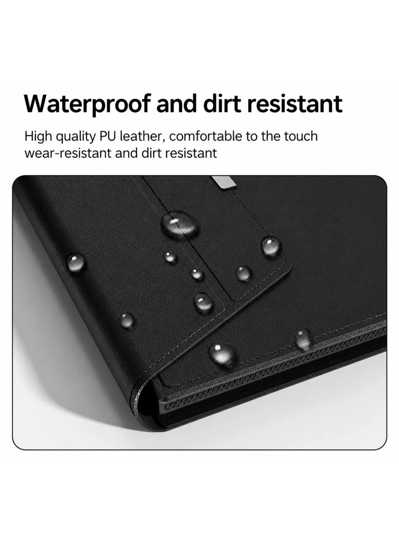 Mobcos Mobcos Black Laptop Sleeve Mobcos Black Laptop Sleeve Bag for 15–16 Inch Laptops | Slim Premium PU Leather Waterproof Protective Case with Soft Inner Lining, Smooth Zipper & Lightweight  | Best Price UAE