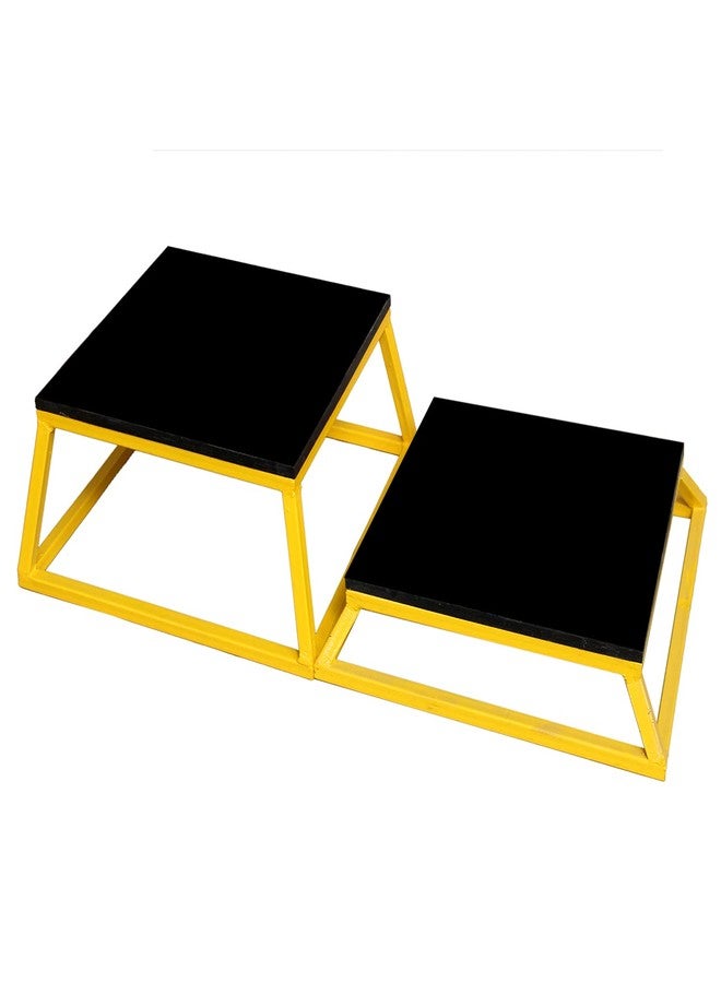 RXN Metal Plyo Box Jumping Platform Table Gym Stepper Board Fitness Training Exercise Equipment Home & Gym Fitness (24INCH) - Image 4