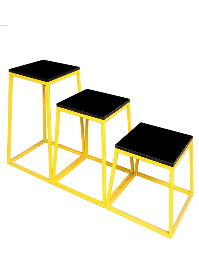 RXN Metal Plyo Box Jumping Platform Table Gym Stepper Board Fitness Training Exercise Equipment Home & Gym Fitness (24INCH) - Image 3