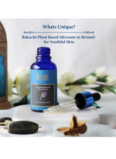 Blue Nectar Blue Nectar Ayurveda Anti-Aging Face Moisturizer for Men for Deep Moisturization (1.76 Oz) Paired with Bakuchiol Anti Aging Serum for Fine Lines (1 Fl Oz)  - Image 2
