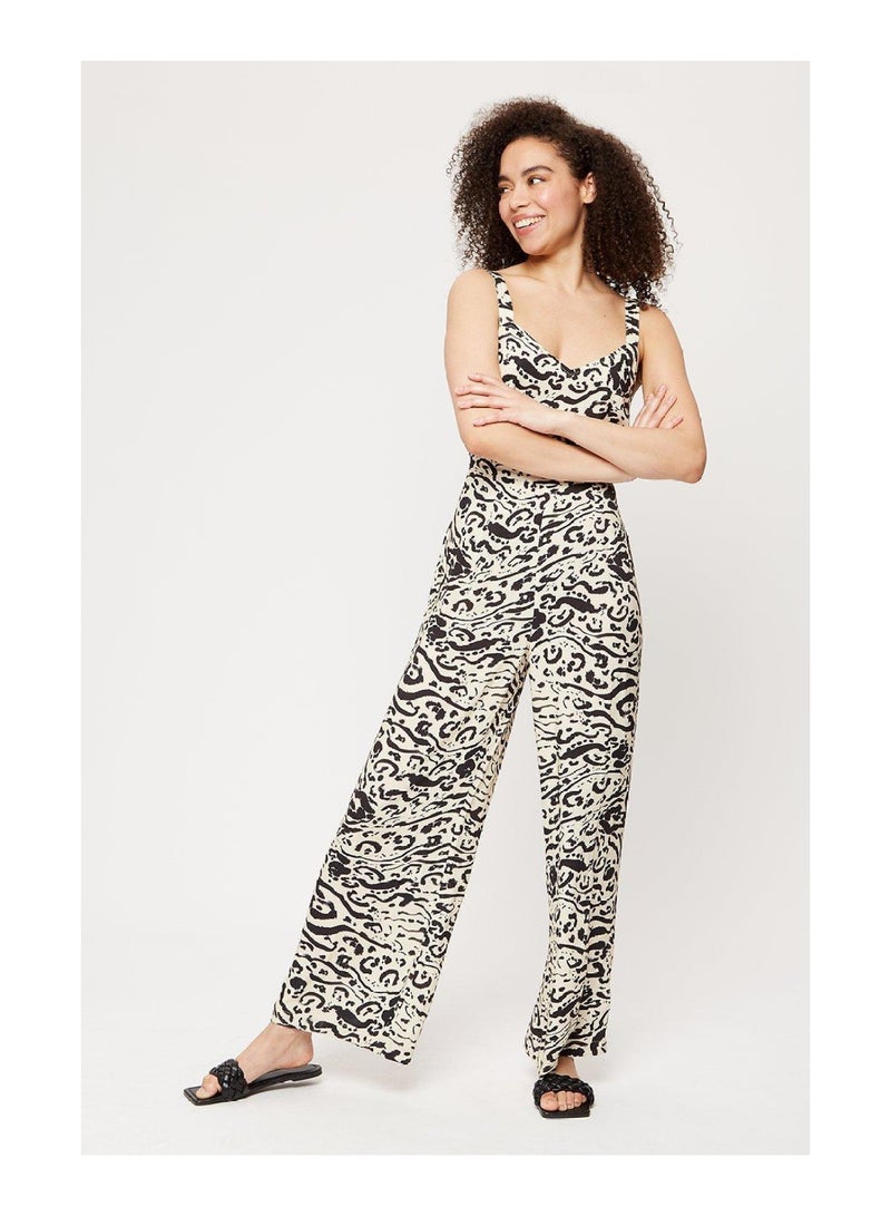 Animal Trapeze Jumpsuit