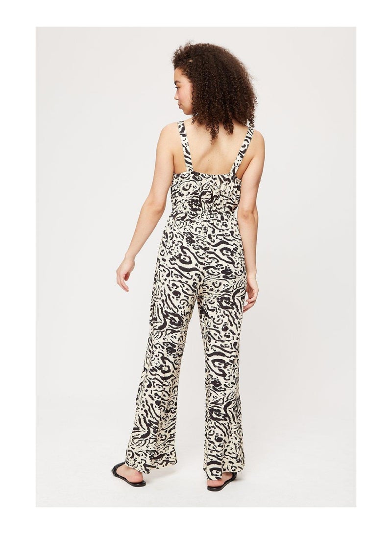 Animal Trapeze Jumpsuit