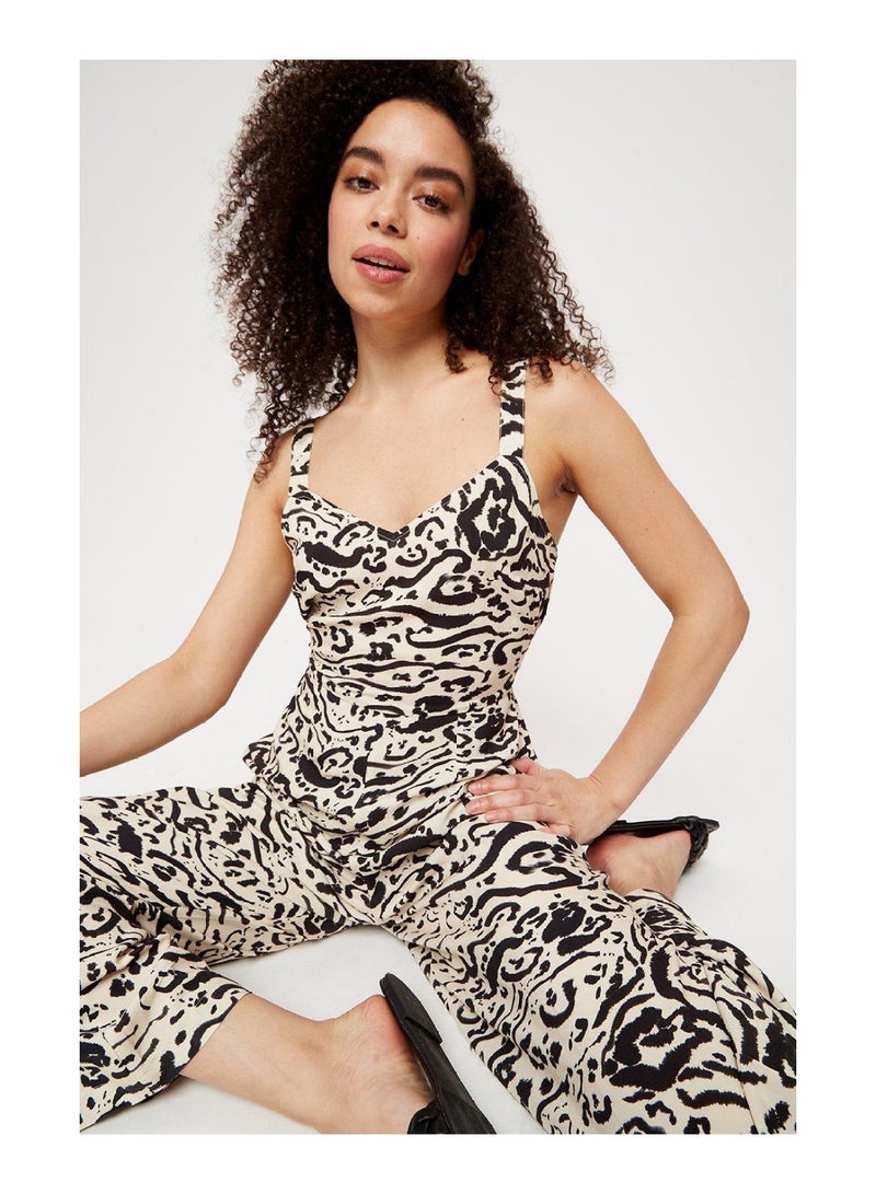 Animal Trapeze Jumpsuit