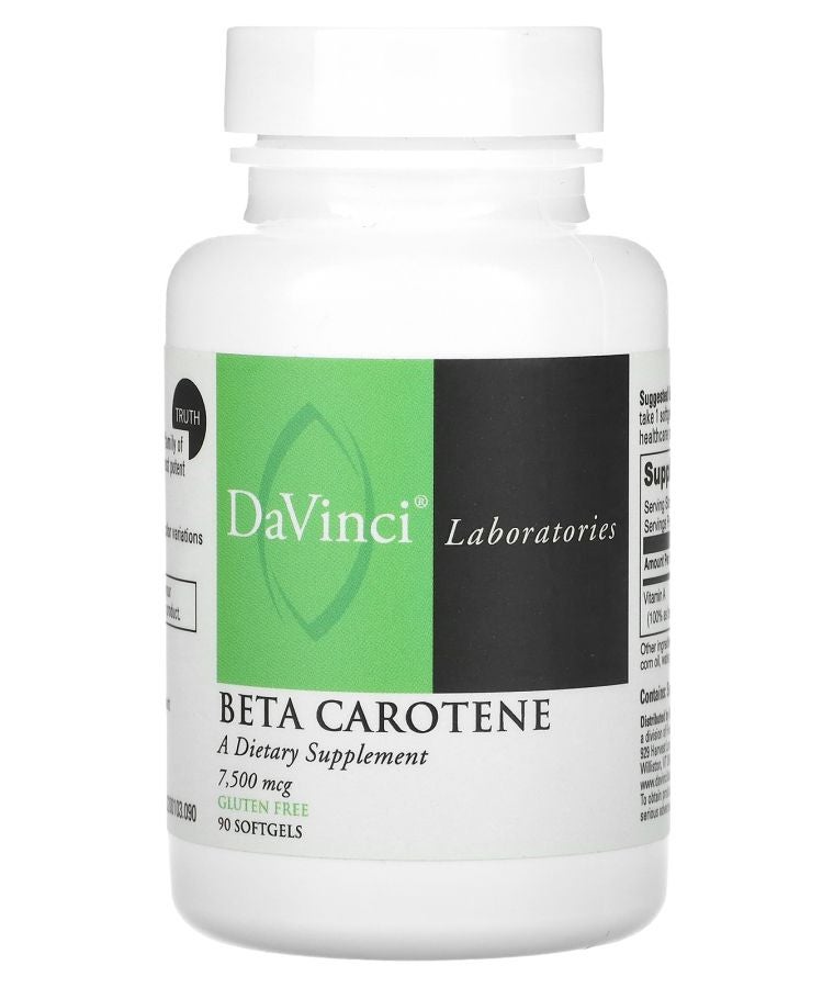 DaVinci Laboratories Beta Carotene 7500 mcg 90 Softgels
