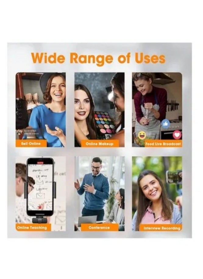 Rock Pow Auto Sync Clip On Wireless Lavalier Microphone For Iphone  - Image 5